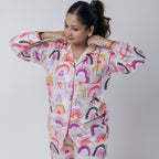 Over The Rainbow| Adult Nightsuit Set| Pure Cotton