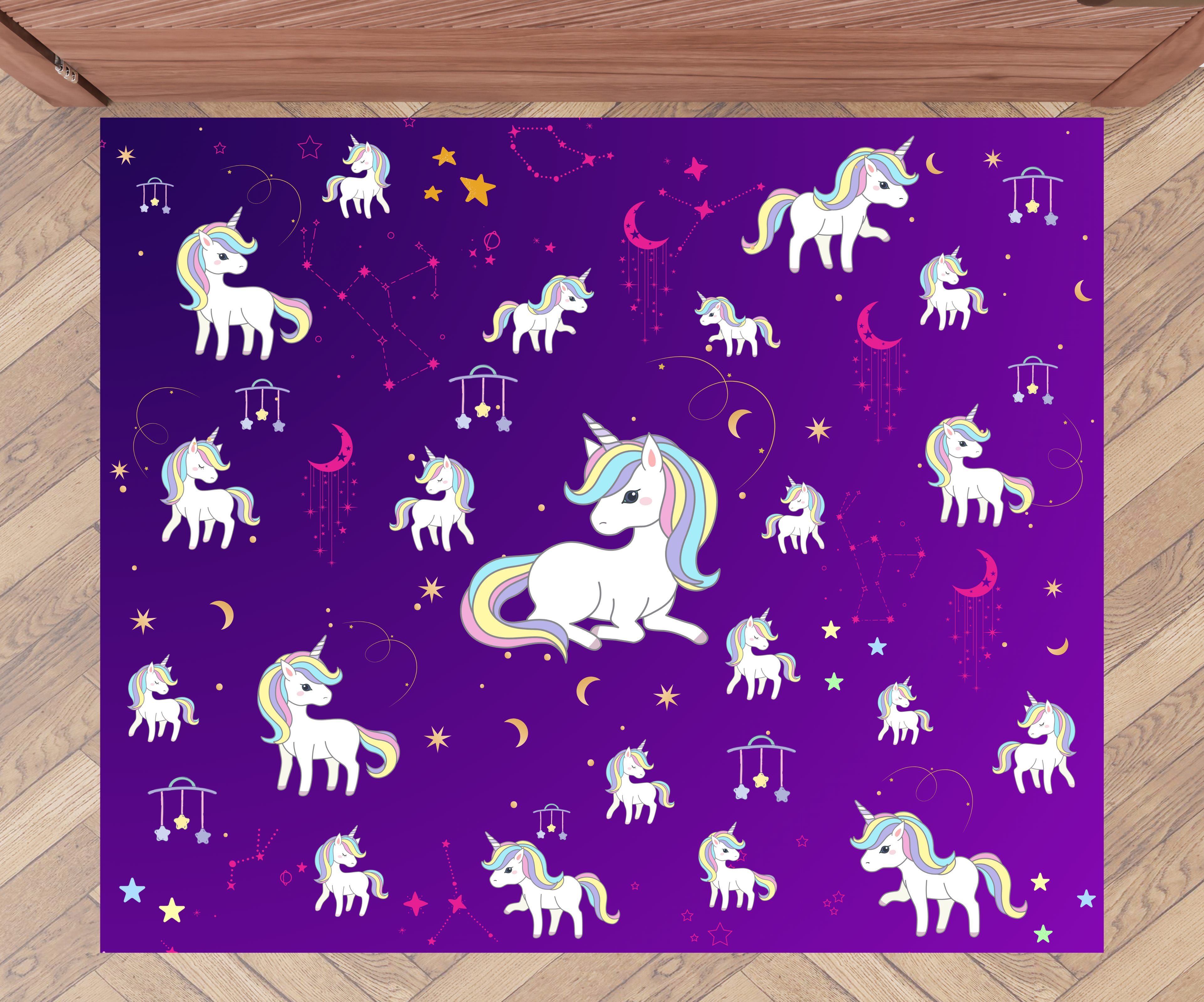 Unicorn Magic Kids Play Mat