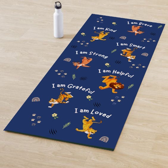 Affirmations Kids Yoga Mat