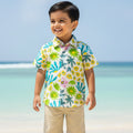 Blue Floral Shirt for Boys | Pure Cotton