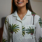 Tropical Dreams| Adult Nightsuit Set| Pure Cotton
