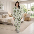 Avocado | Adult Nightsuit Set| Pure Cotton