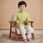 Sage Green | Lucknow Chikankari Kurta Pajama Set | Pure Cotton Silk