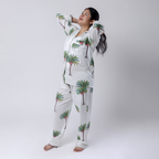Tropical Dreams| Adult Nightsuit Set| Pure Cotton