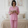 Sunday Stripes| Adult Nightsuits Set |Pure Cotton