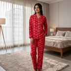 Little Stars | Twinning Night Suit Set | Pure Cotton