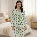 Avocado Twinning Nightsuit Set| Pure Cotton
