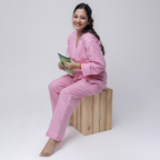 Sunday Stripes| Adult Nightsuits Set |Pure Cotton