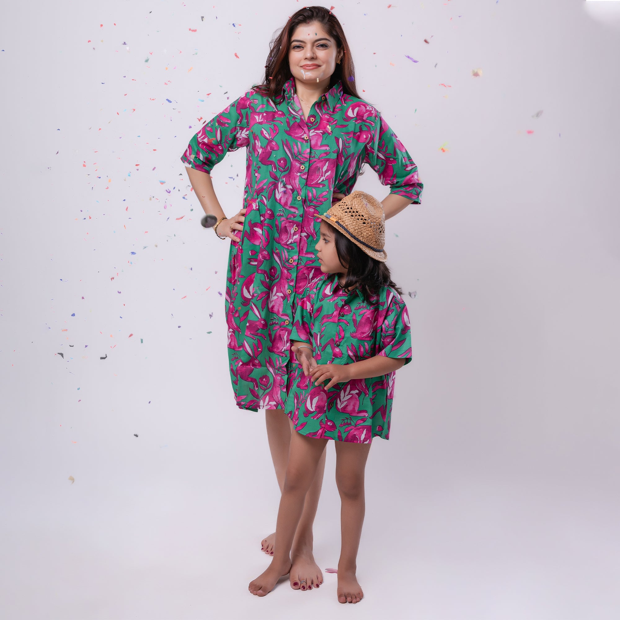 Adorable Cotton Rabbit Outfits for Moms & Girl: Match in Style!