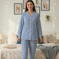 Classy Strips| Adult Nightsuit Set| Pure Cotton