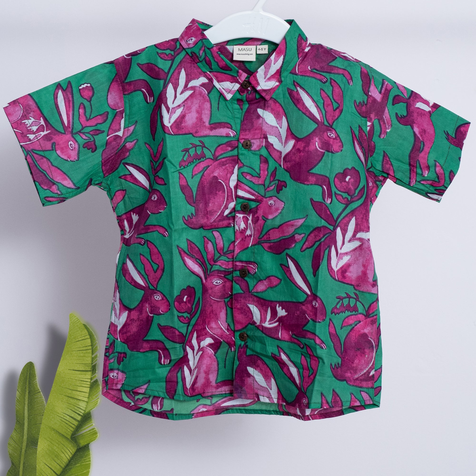 Cotton Boys Shirt Rabbit