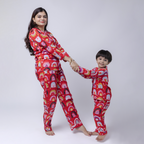 Holiday Mood| Kids Nightsuit Set |Pure Cotton