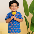 Cotton Blue Boota Sibling Twinning Outfits