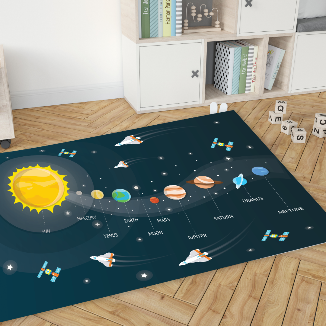 Solar System Kids Play Mat