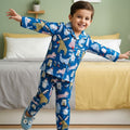 Blue Jungle | Kids Night suit Set |Pure Cotton