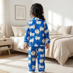 Baa Baa Blue Sheep | Kids Night suit Set |Pure Cotton
