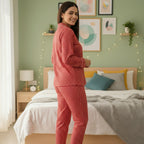 Merry Christmas| Adult Nightsuit Set| Pure Cotton