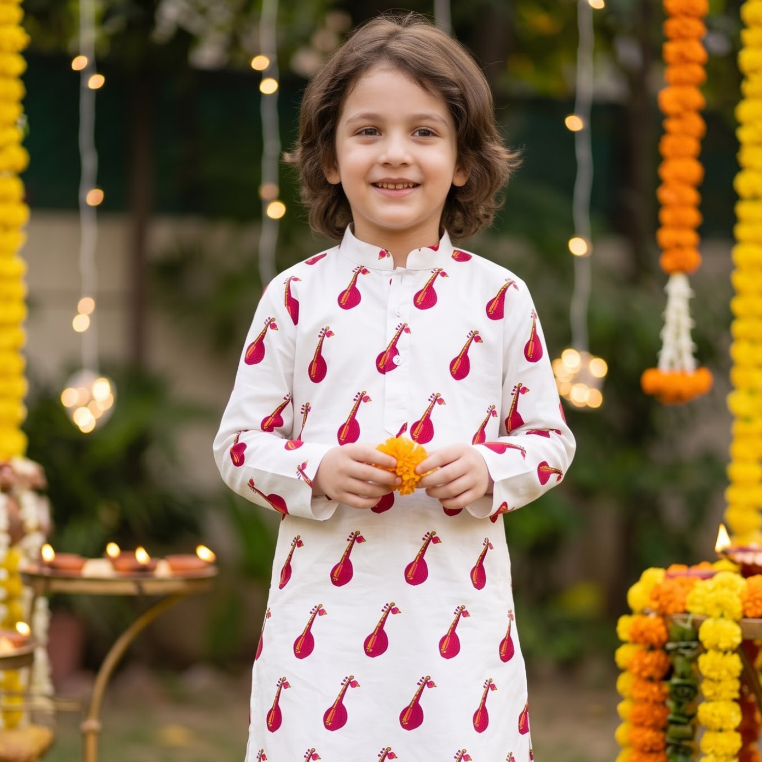 Sitar Kurta Pajama Set for Boys| Pure Cotton