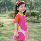 Poppins Short Shirt Dress for Girl| Pure Cotton