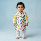 Happy Snakes Kurta Pyjama Set | Pure Cotton