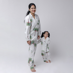 Tropical Dreams Twinning Nightsuit Set| Pure Cotton
