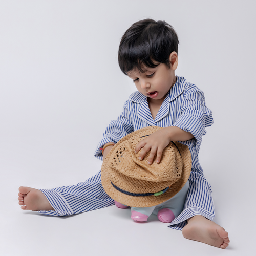 Classy Strips| Kids Nightsuit Set |Pure Cotton
