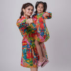 Cotton Birthday Party Twinning Dresses for Moms & Kids: Match in Style!