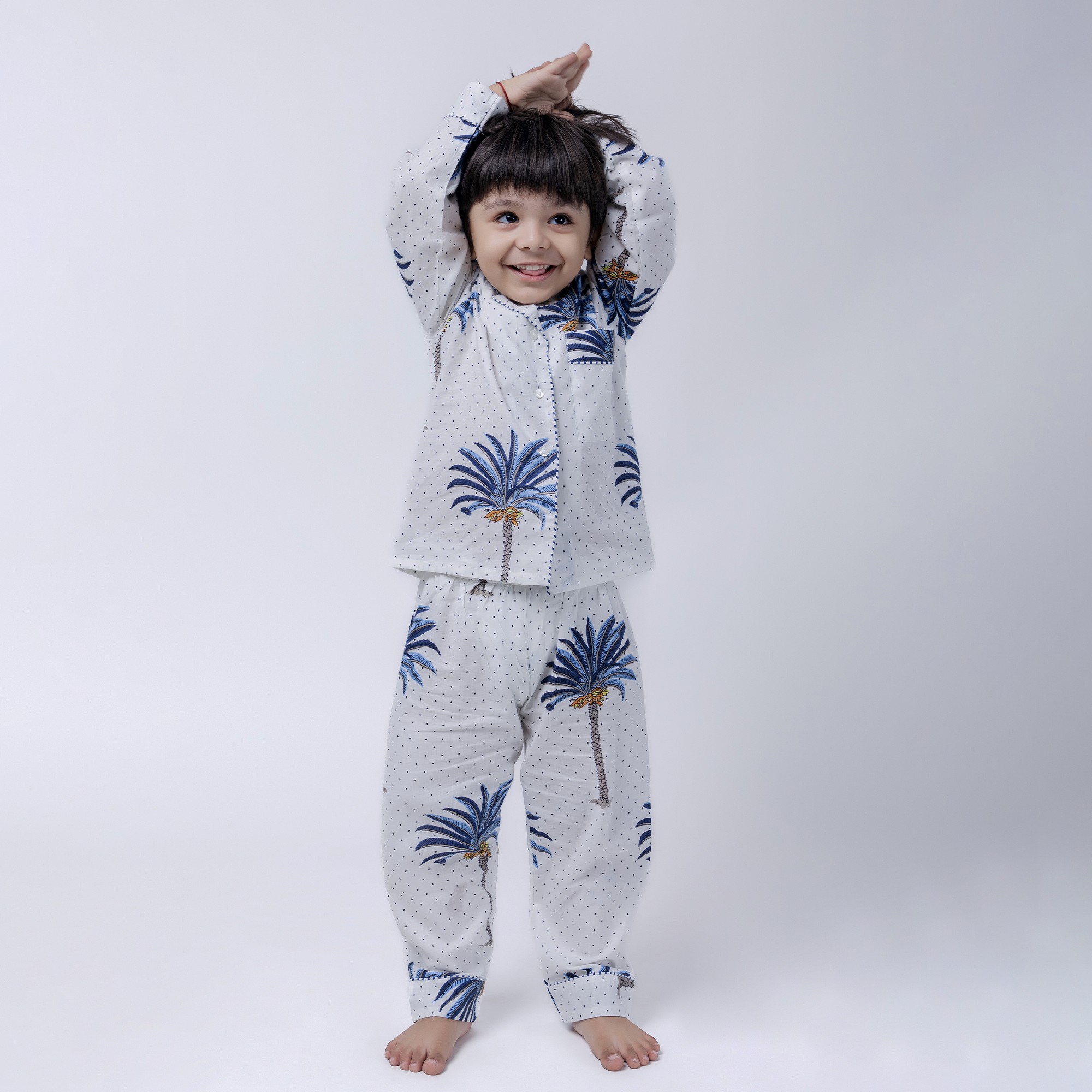 Vacation Mode| Kids Nightsuit Set |Pure Cotton
