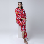Holiday Mood | Adult Nightsuit Set| Pure Cotton