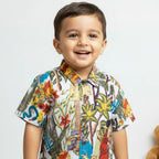 Cotton Boys Shirt Jungle Safari