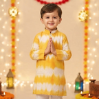 Haldi Rang Kurta Pajama Set | Yellow | Pure Cotton