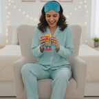 Day Dreaming | Adult Nightsuit Set| Pure Cotton