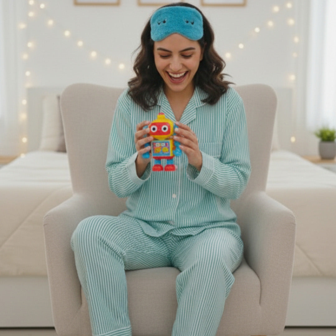 Day Dreaming | Adult Nightsuit Set| Pure Cotton