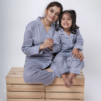 Classy Strips| Adult Nightsuit Set| Pure Cotton