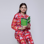 Holiday Mood | Adult Nightsuit Set| Pure Cotton