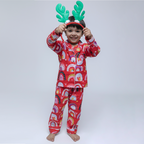 Holiday Mood| Kids Nightsuit Set |Pure Cotton