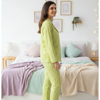 Green Paradise| Adult Nightsuit Set| Pure Cotton