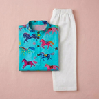 Royal Unicorn Kurta Pyjama Set | Pure Cotton