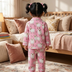 Baa Baa Pink Sheep | Kids Night suit Set |Pure Cotton