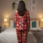 Holiday Mood | Adult Nightsuit Set| Pure Cotton