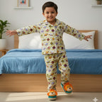 Planets | Kids Night suit Set |Pure Cotton