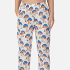 Blue Mushrooms| Adult Nightsuit Set| Pure Cotton
