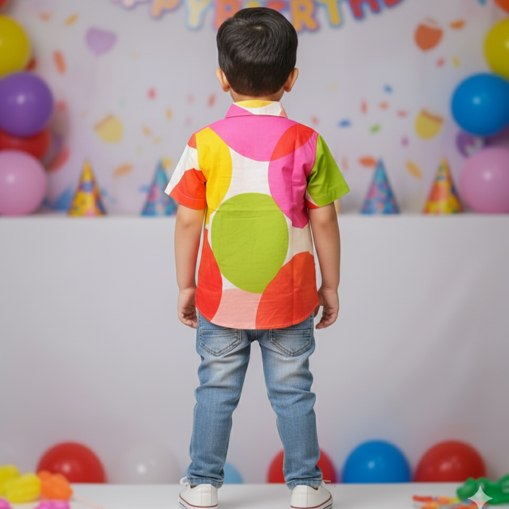 Designer Shirt for Boys | Poppins | Pure Cotton