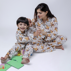 Jungle Safari| Kids Nightsuit Set |Pure Cotton
