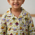 Planets | Kids Night suit Set |Pure Cotton