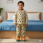 Planets | Kids Night suit Set |Pure Cotton