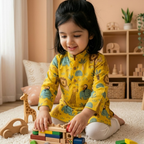 Jungle Ki Safari | Kurta Pyjama Set | Pure Cotton