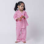 Sunday Stripes| Kids Nightsuit Set |Pure Cotton