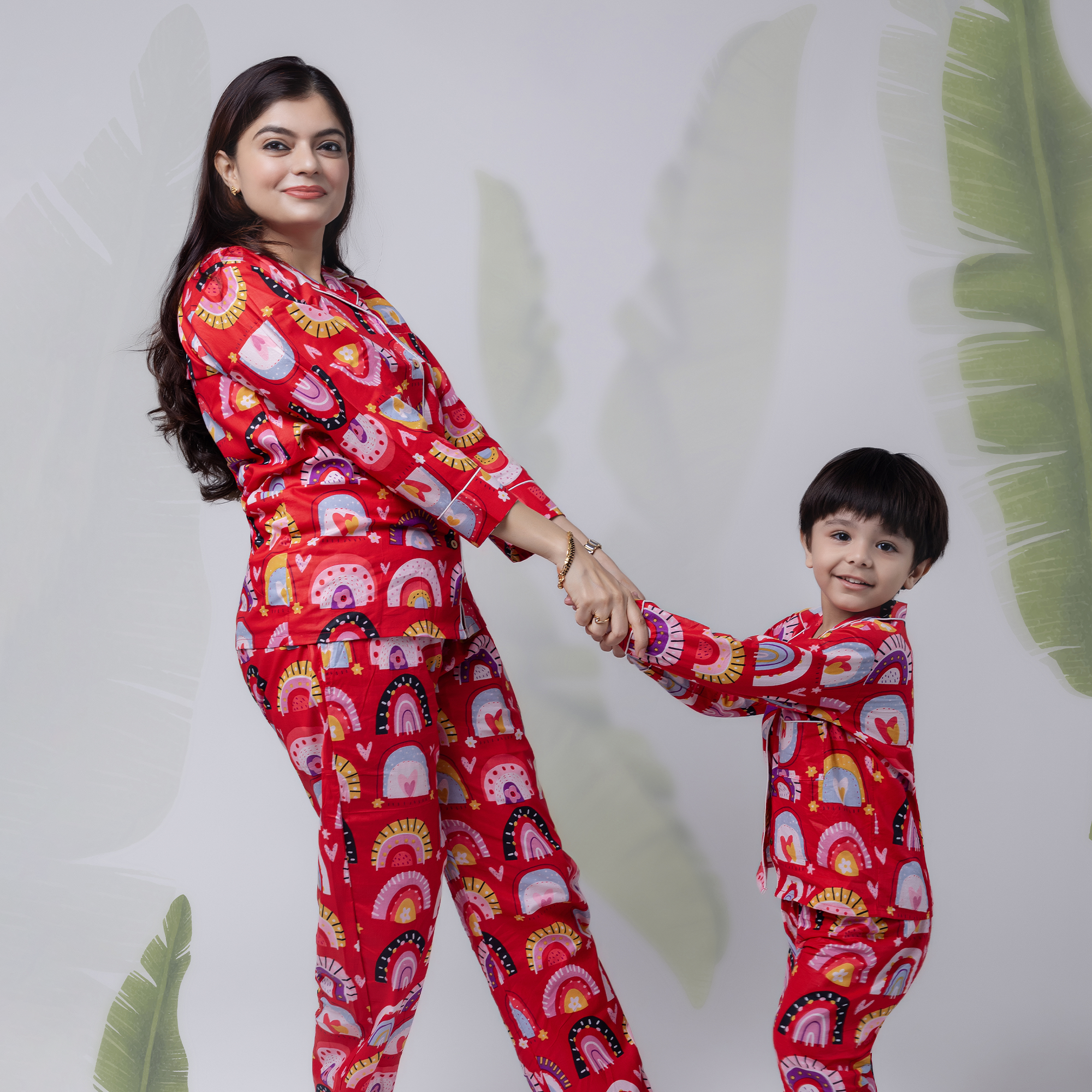 Holiday Mood| Kids Nightsuit Set |Pure Cotton