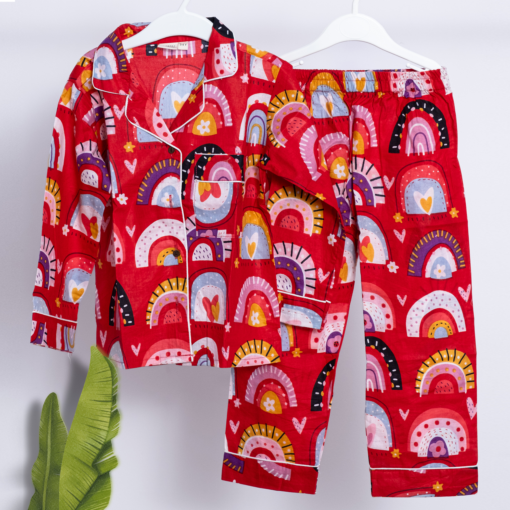 Holiday Mood | Adult Nightsuit Set| Pure Cotton